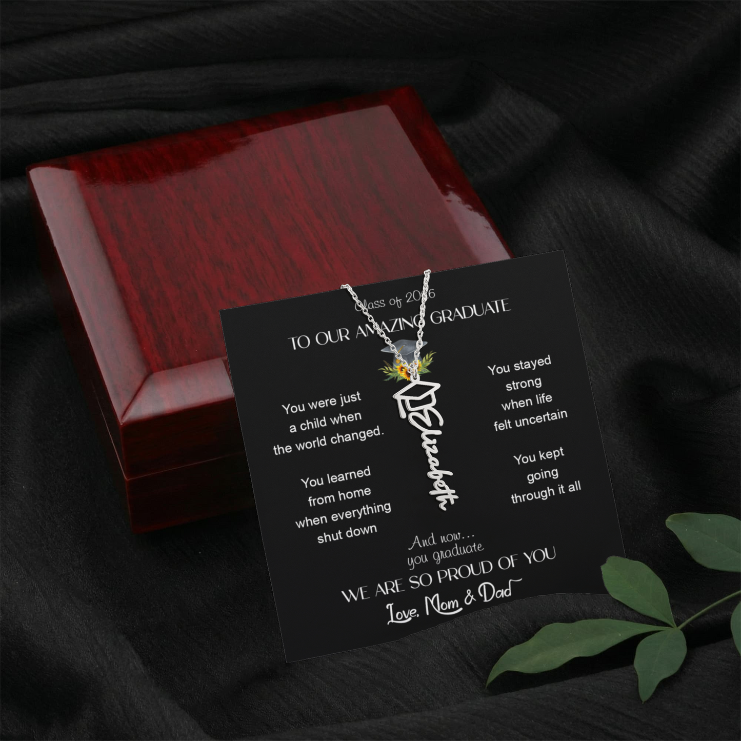 custom name grad 8
