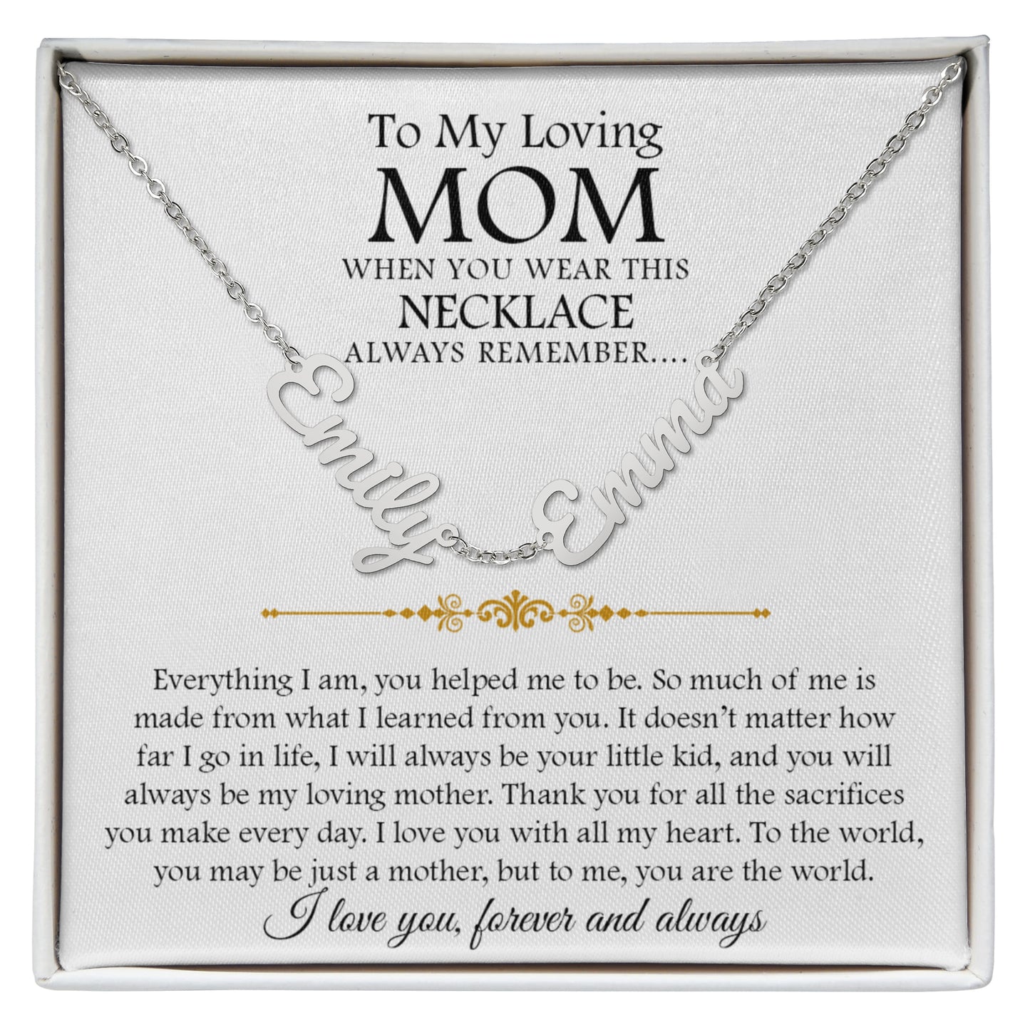 custome name mom 2