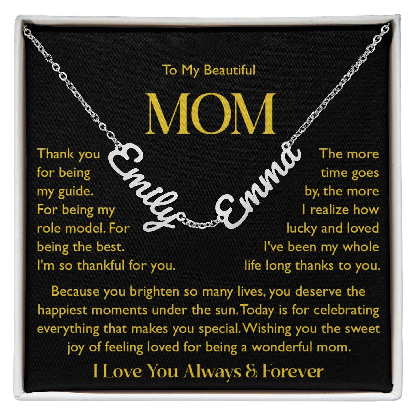 custome name mom 5