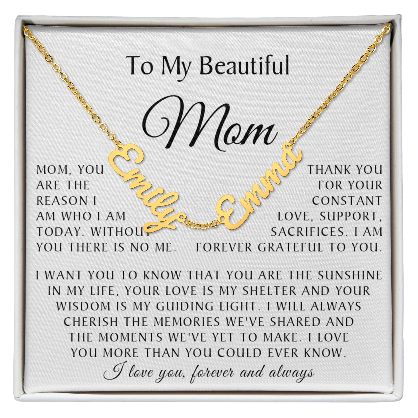 custome name mom 1