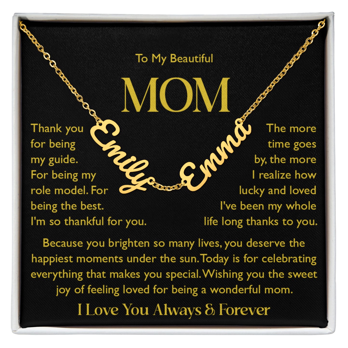custome name mom 5