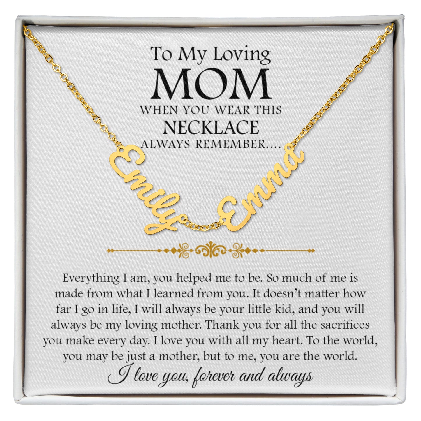 custome name mom 2