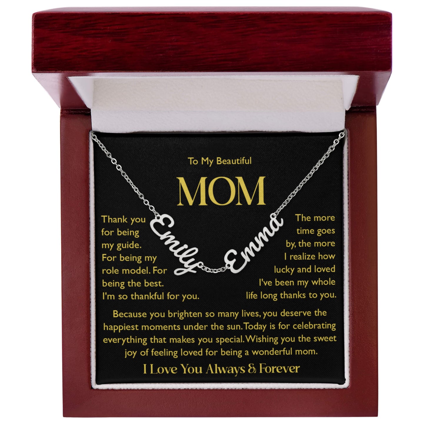 custome name mom 5