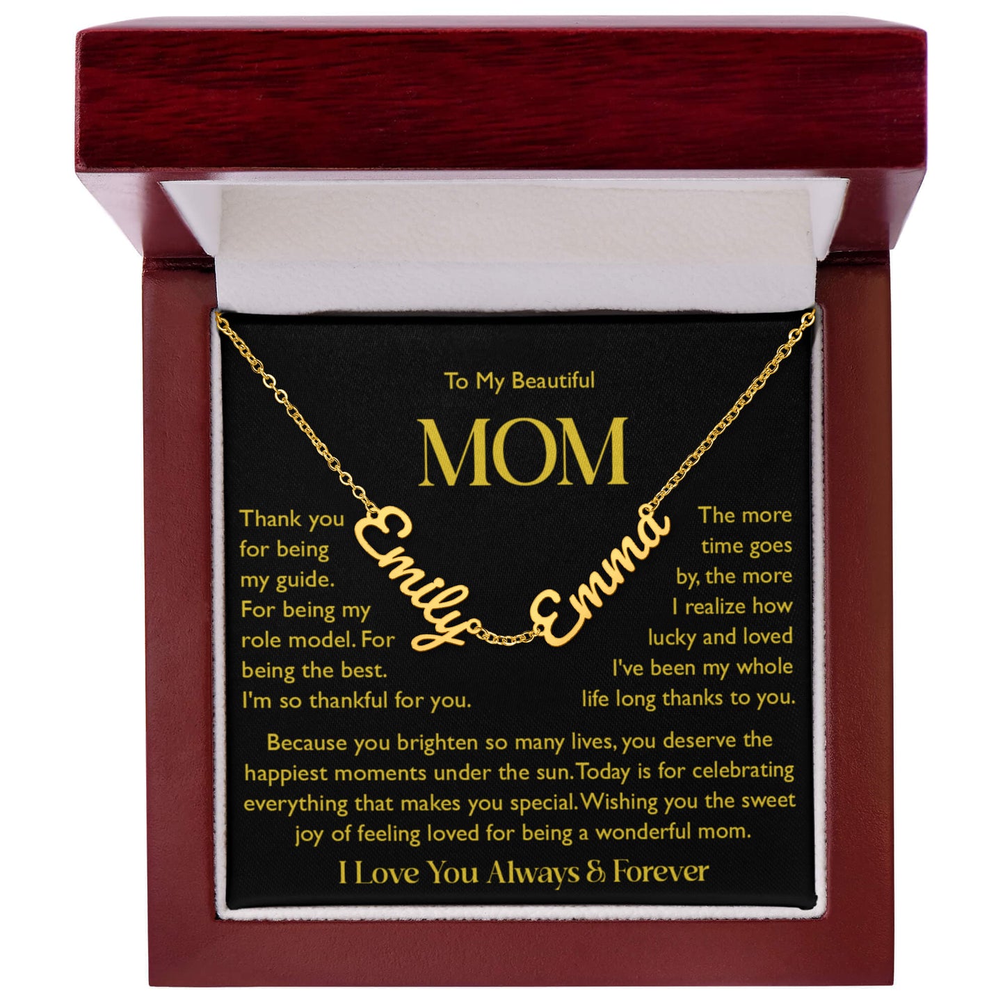 custome name mom 5