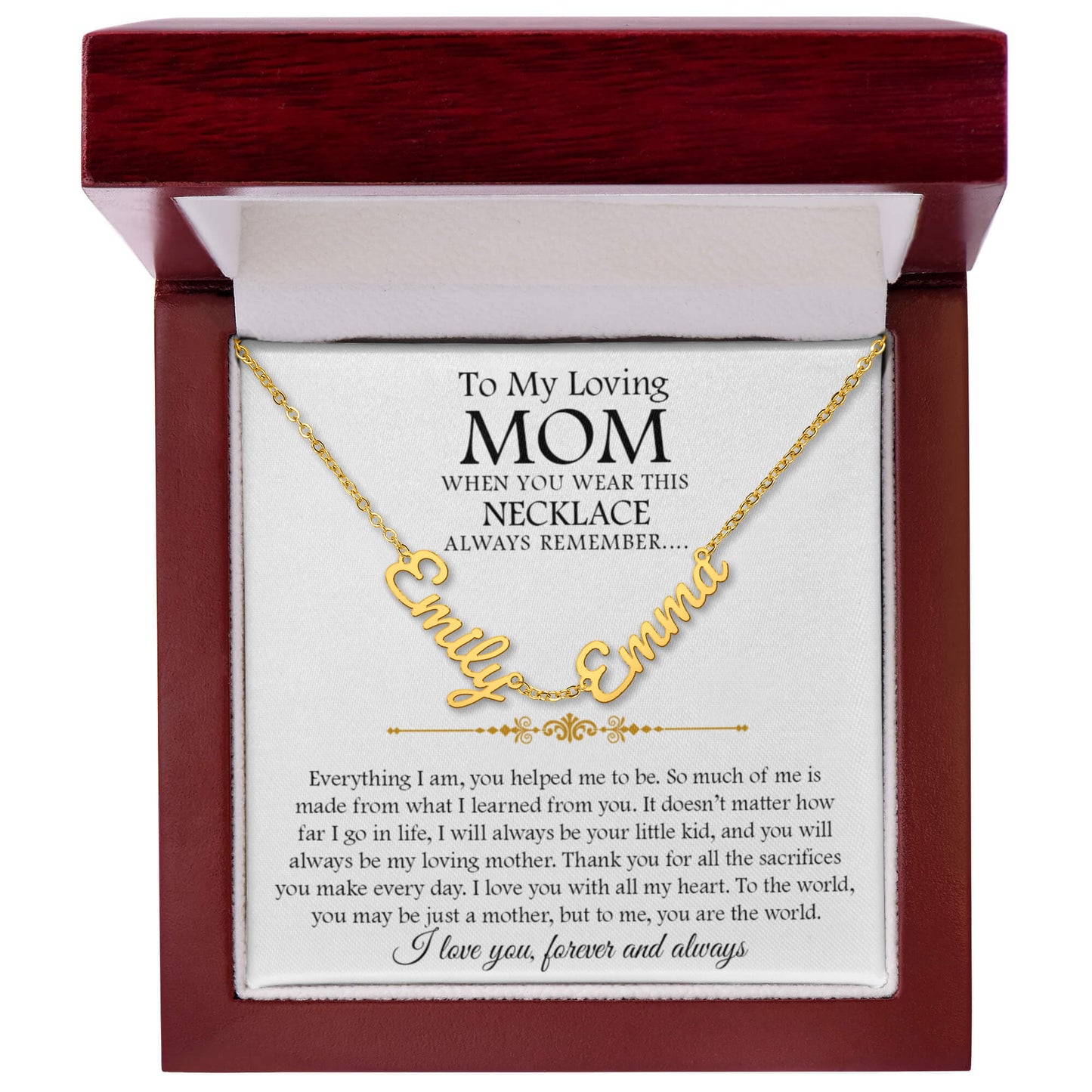 custome name mom 2