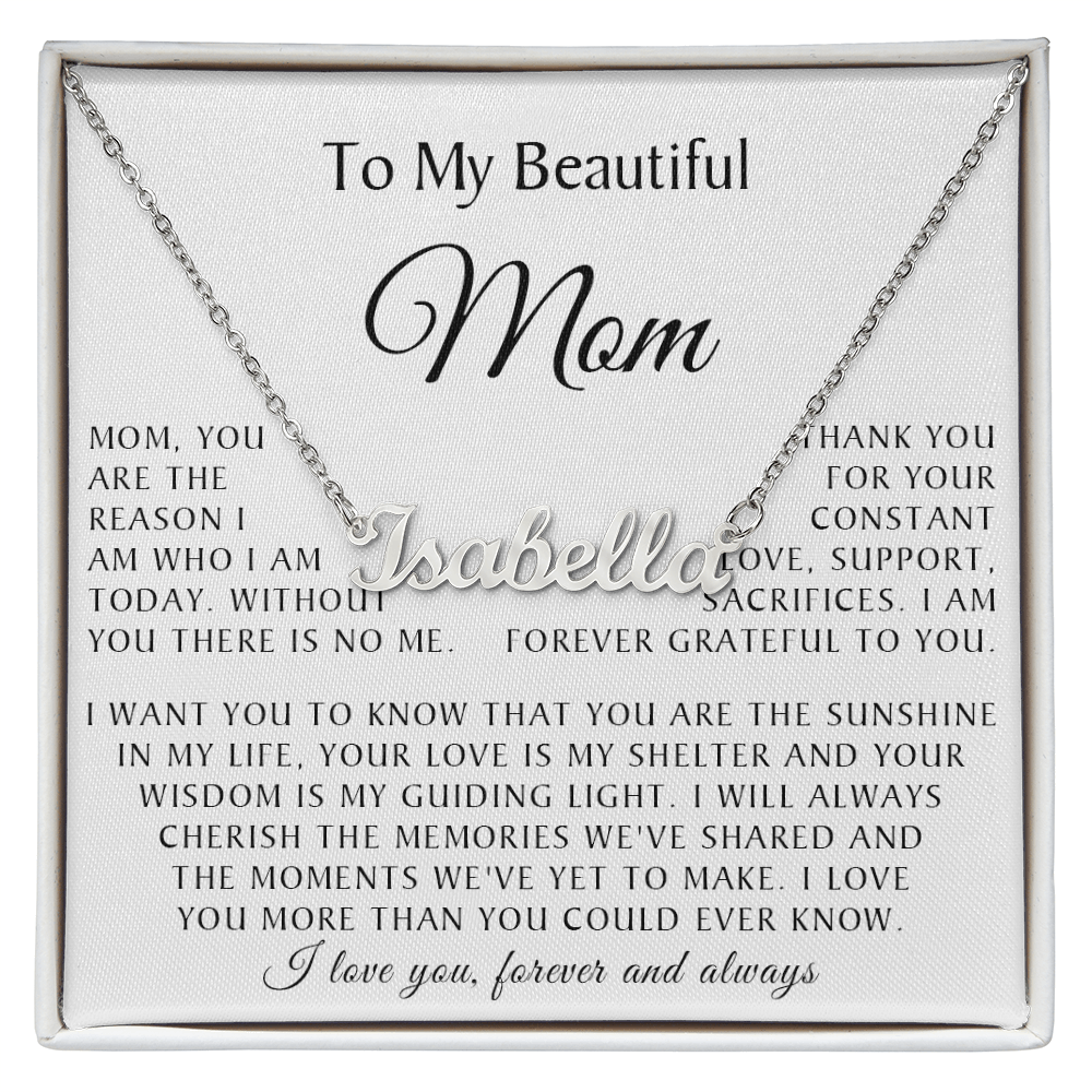 custom  1 name mom 1