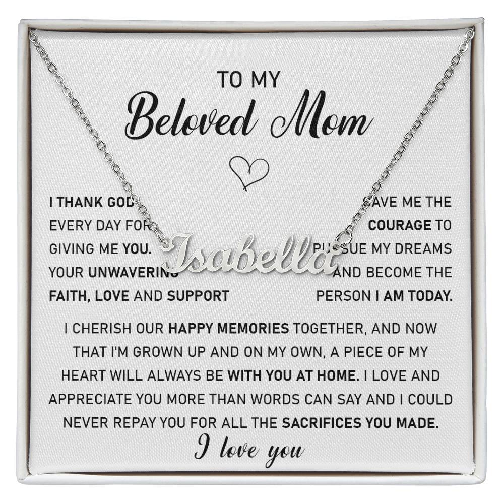 custom  1 name mom  8