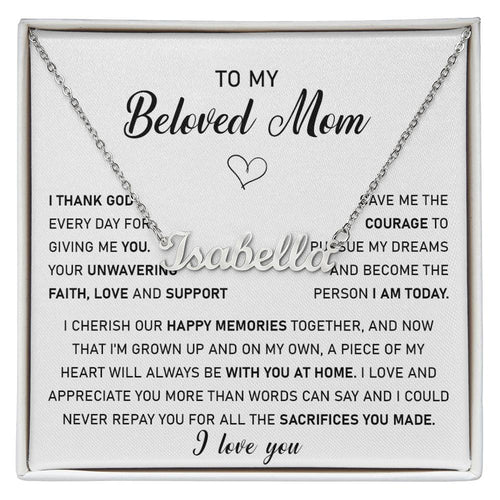 custom  1 name mom  8