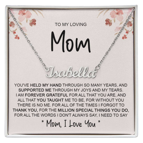 custom  1 name mom 4