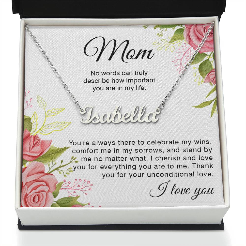 custom  1 name mom 6