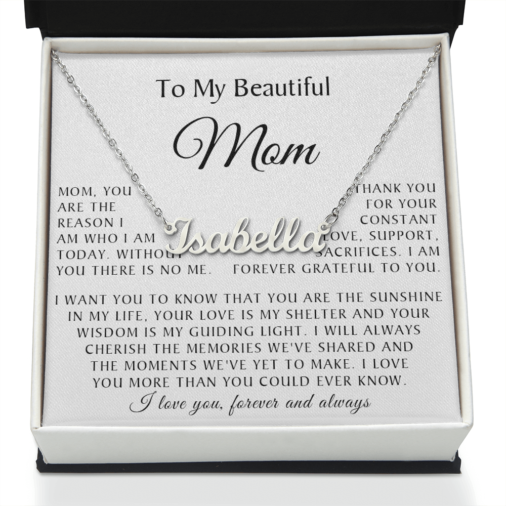 custom  1 name mom 1