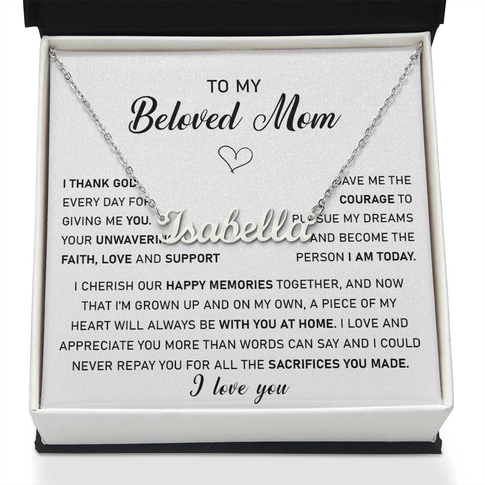 custom  1 name mom  8