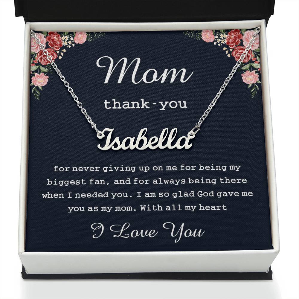 custom  1 name mom 7