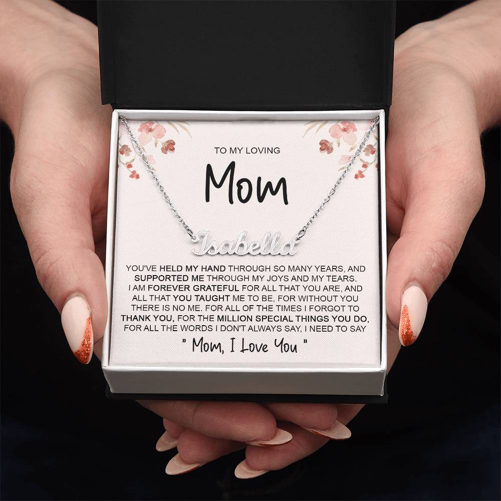 custom  1 name mom 4