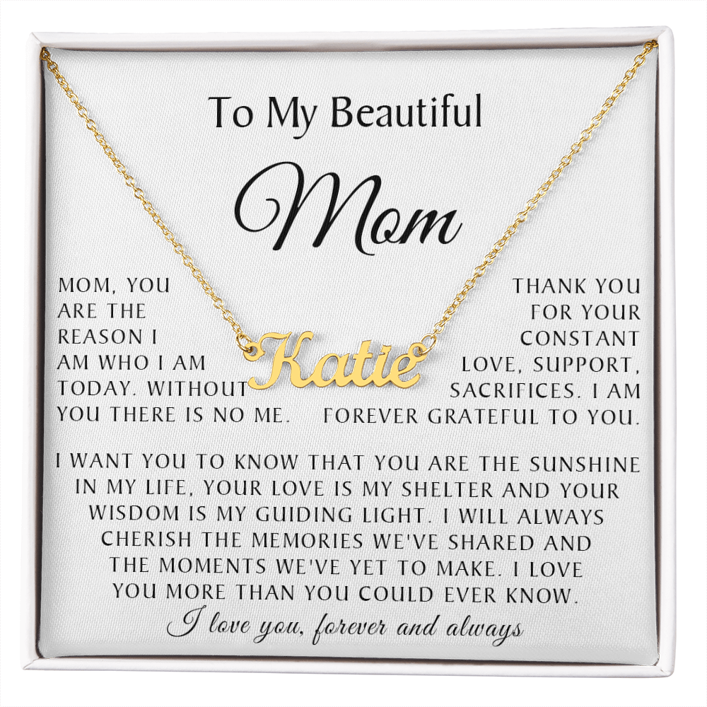 custom  1 name mom 1