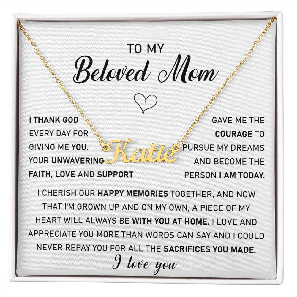custom  1 name mom  8