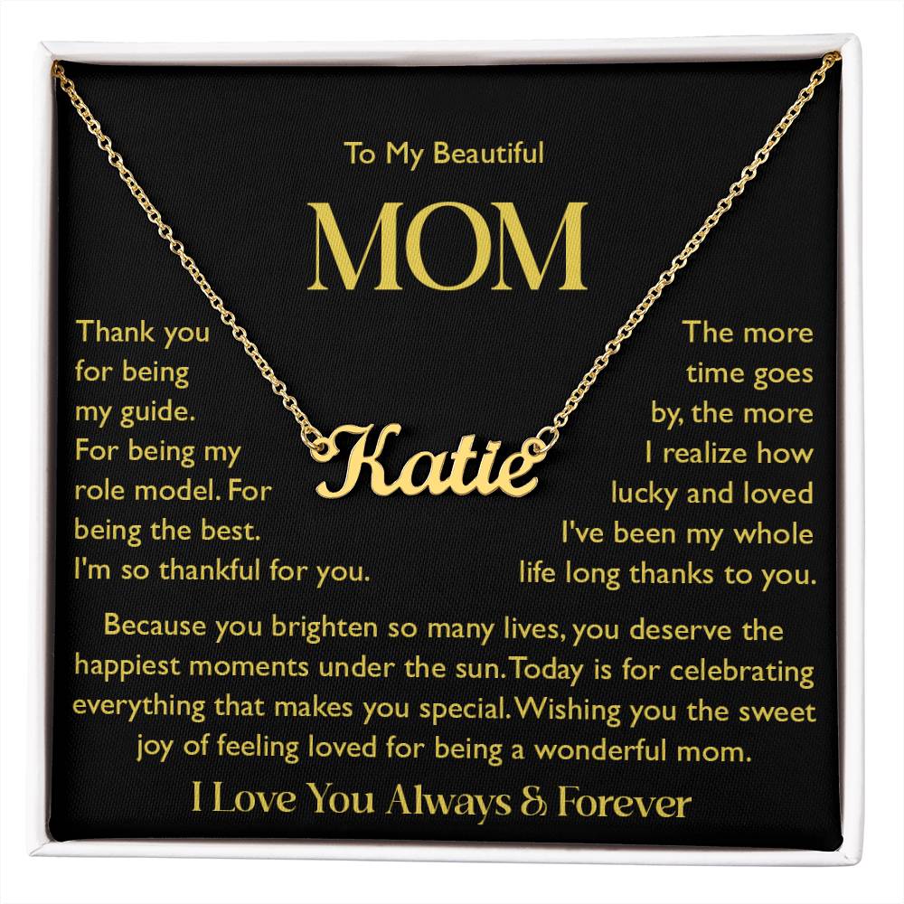 custom  1 name mom 5