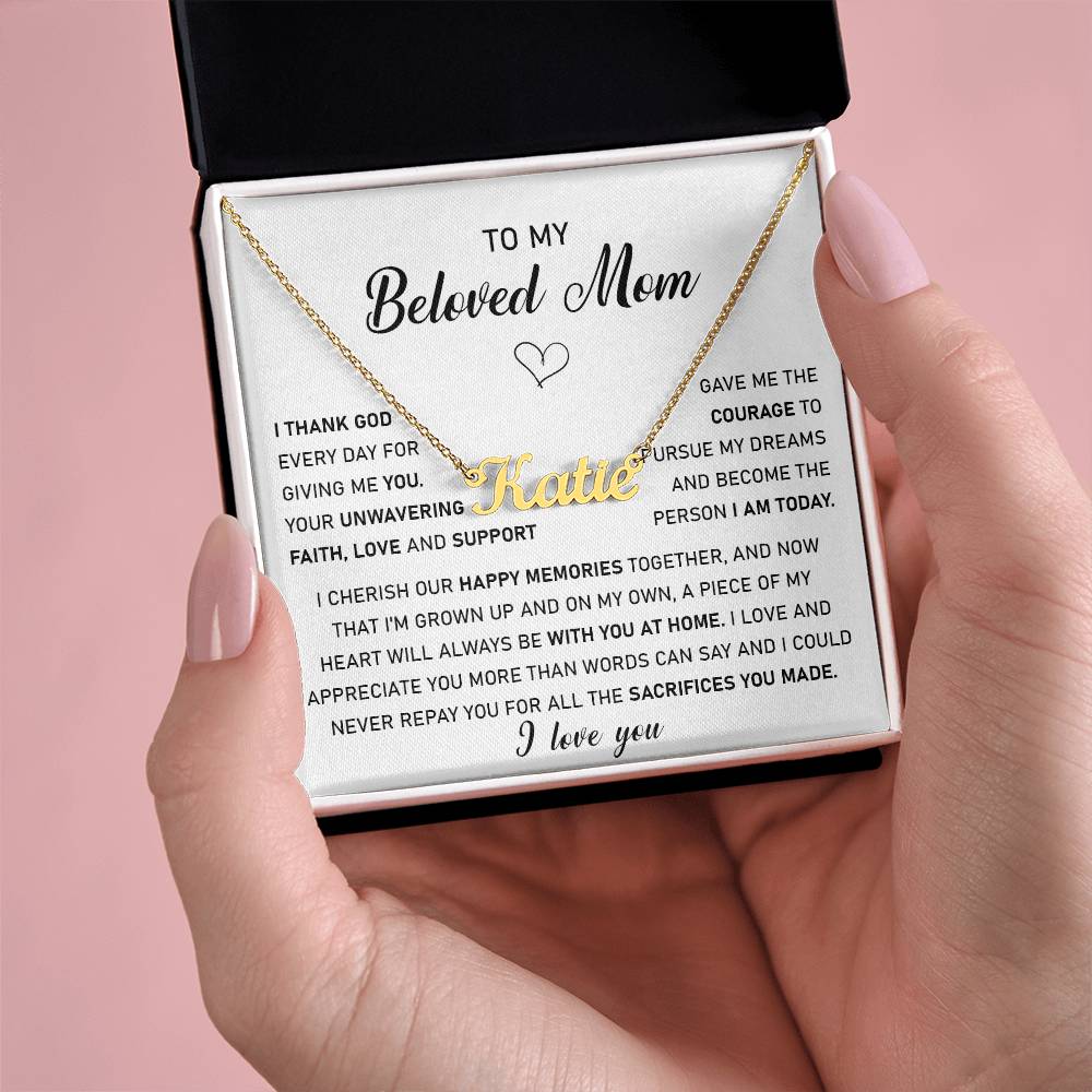 custom  1 name mom  8