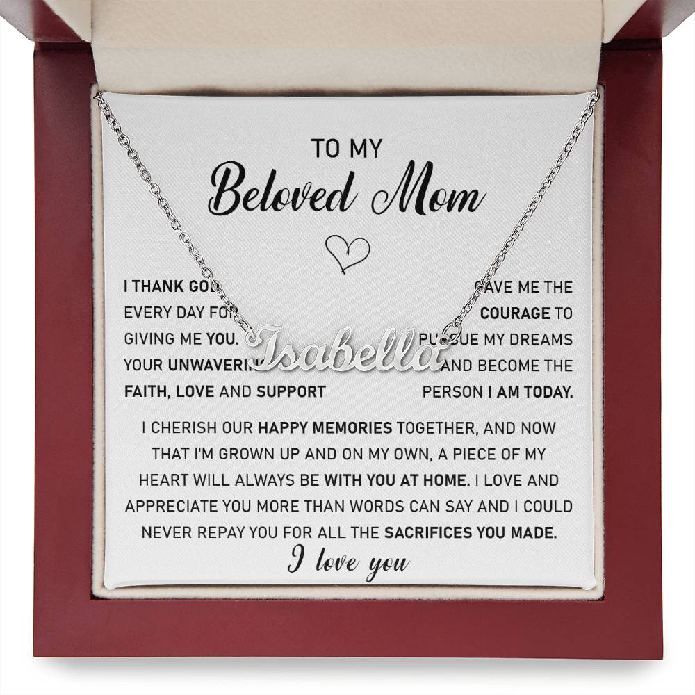 custom  1 name mom  8