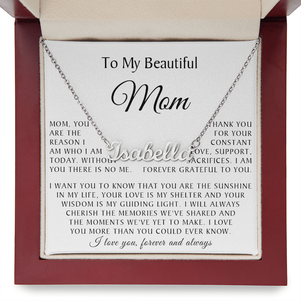 custom  1 name mom 1