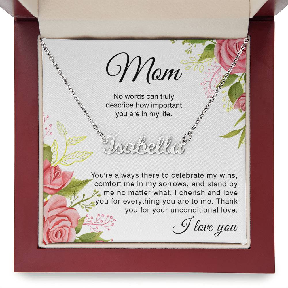 custom  1 name mom 6