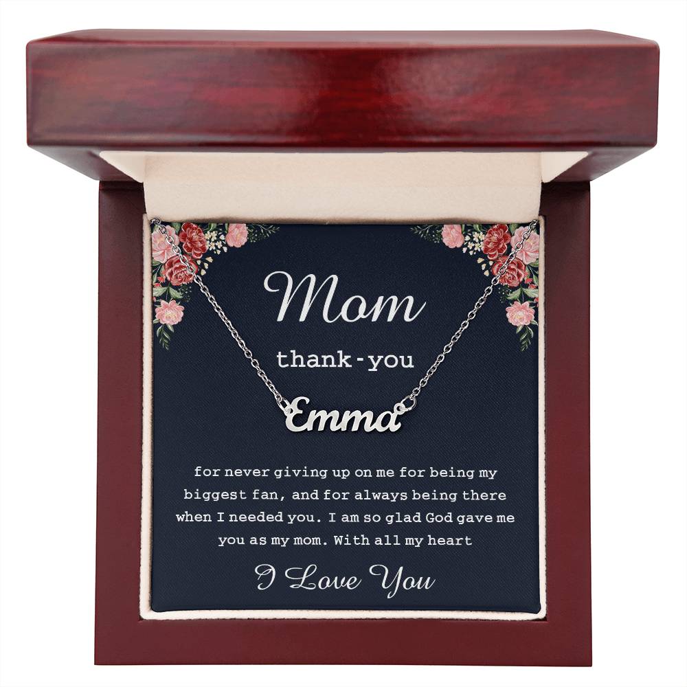 custom  1 name mom 7