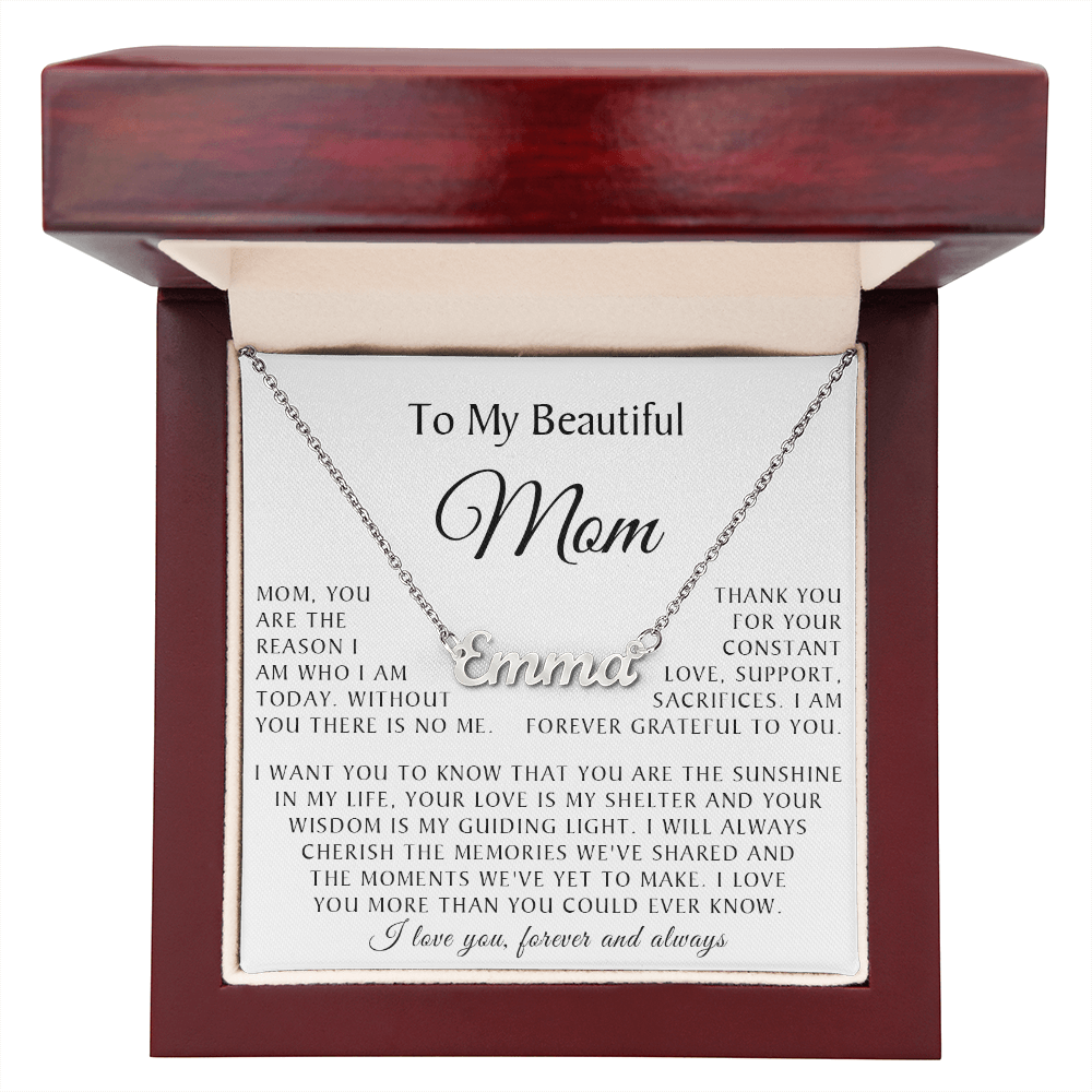 custom  1 name mom 1
