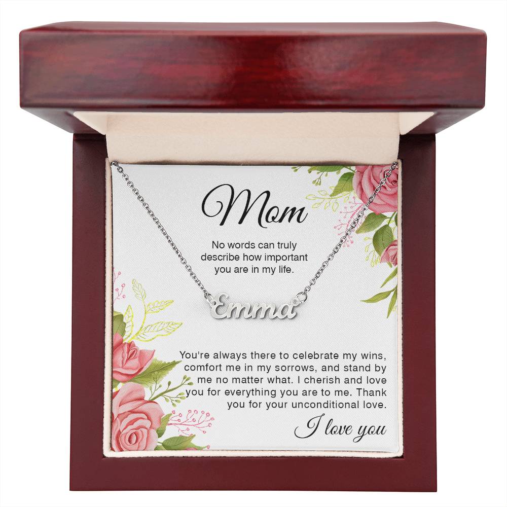 custom  1 name mom 6