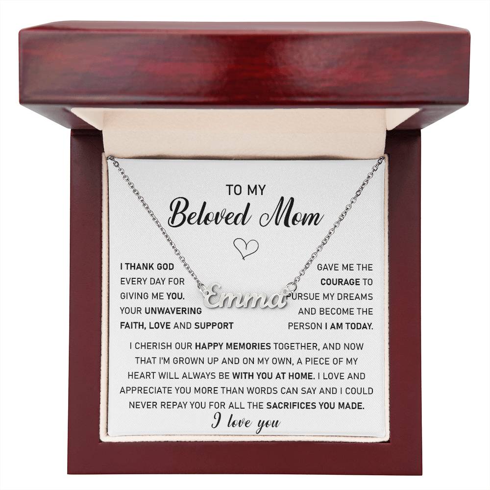 custom  1 name mom  8