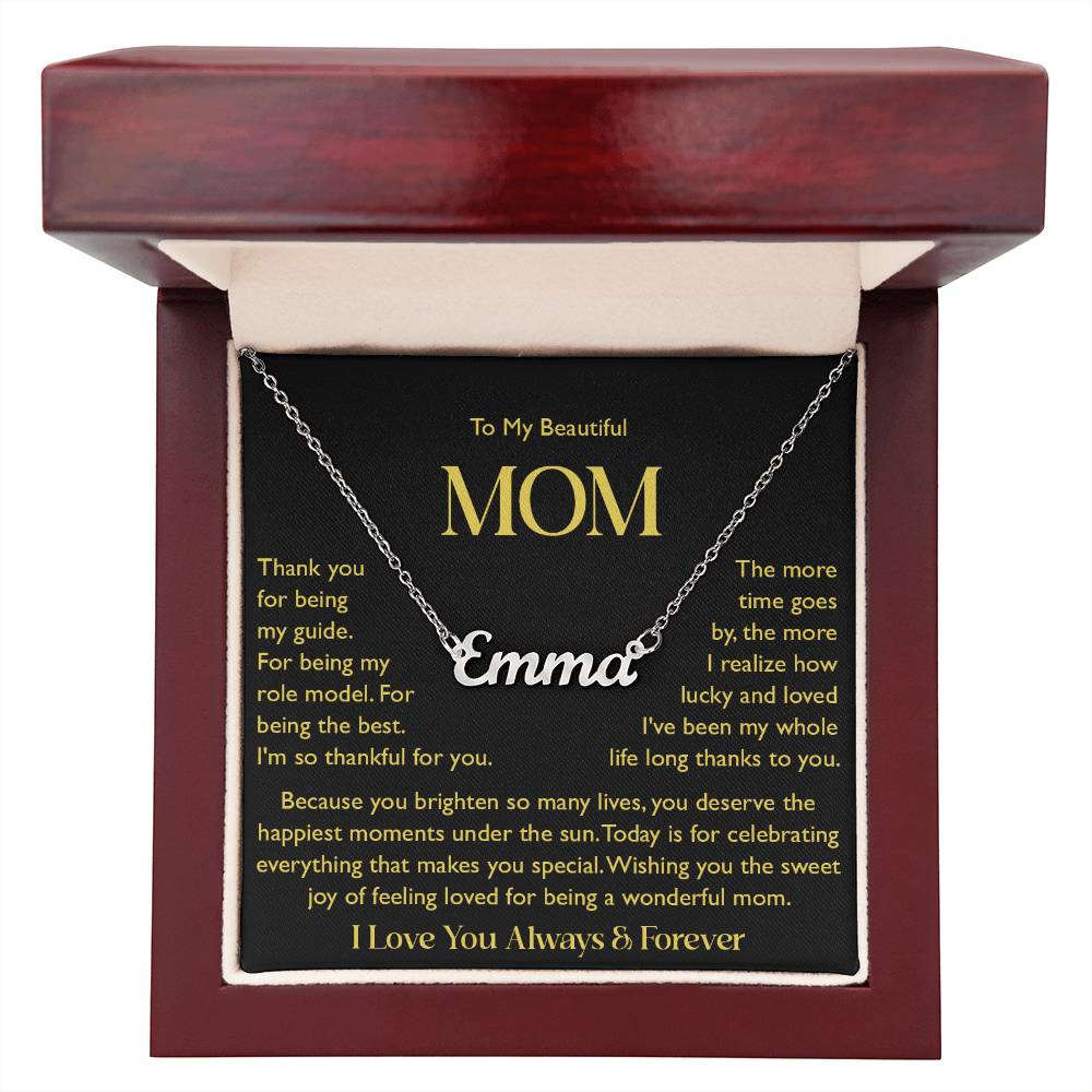 custom  1 name mom 5