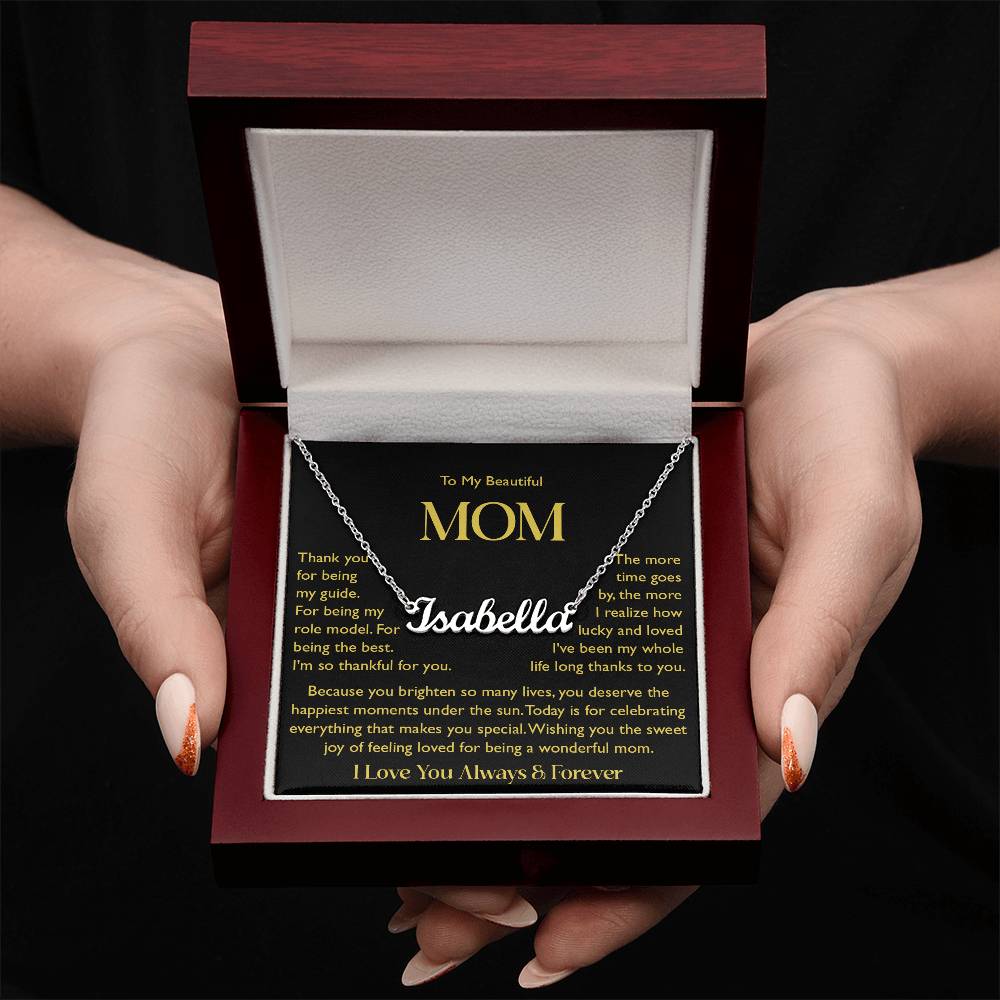 custom  1 name mom 5