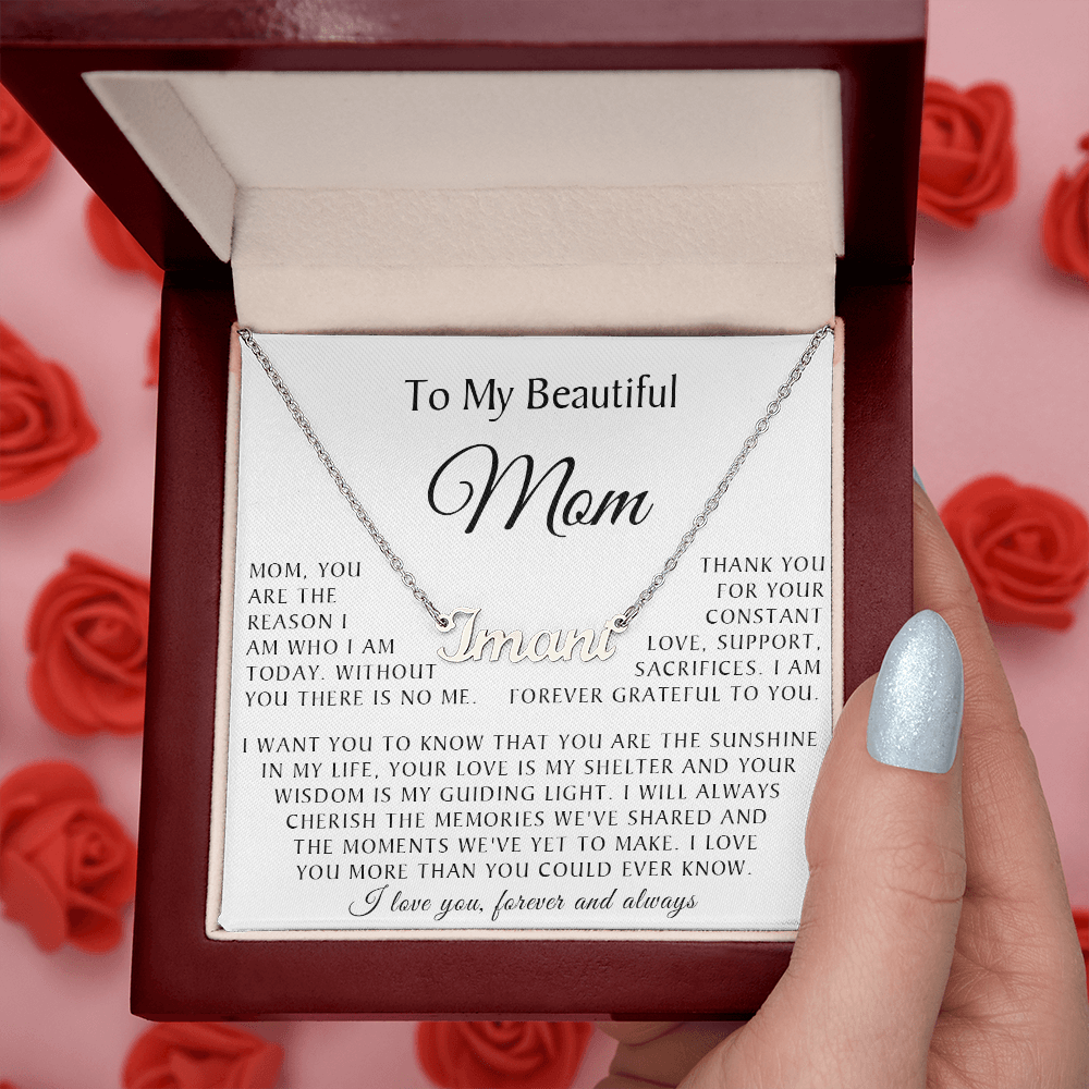 custom  1 name mom 1