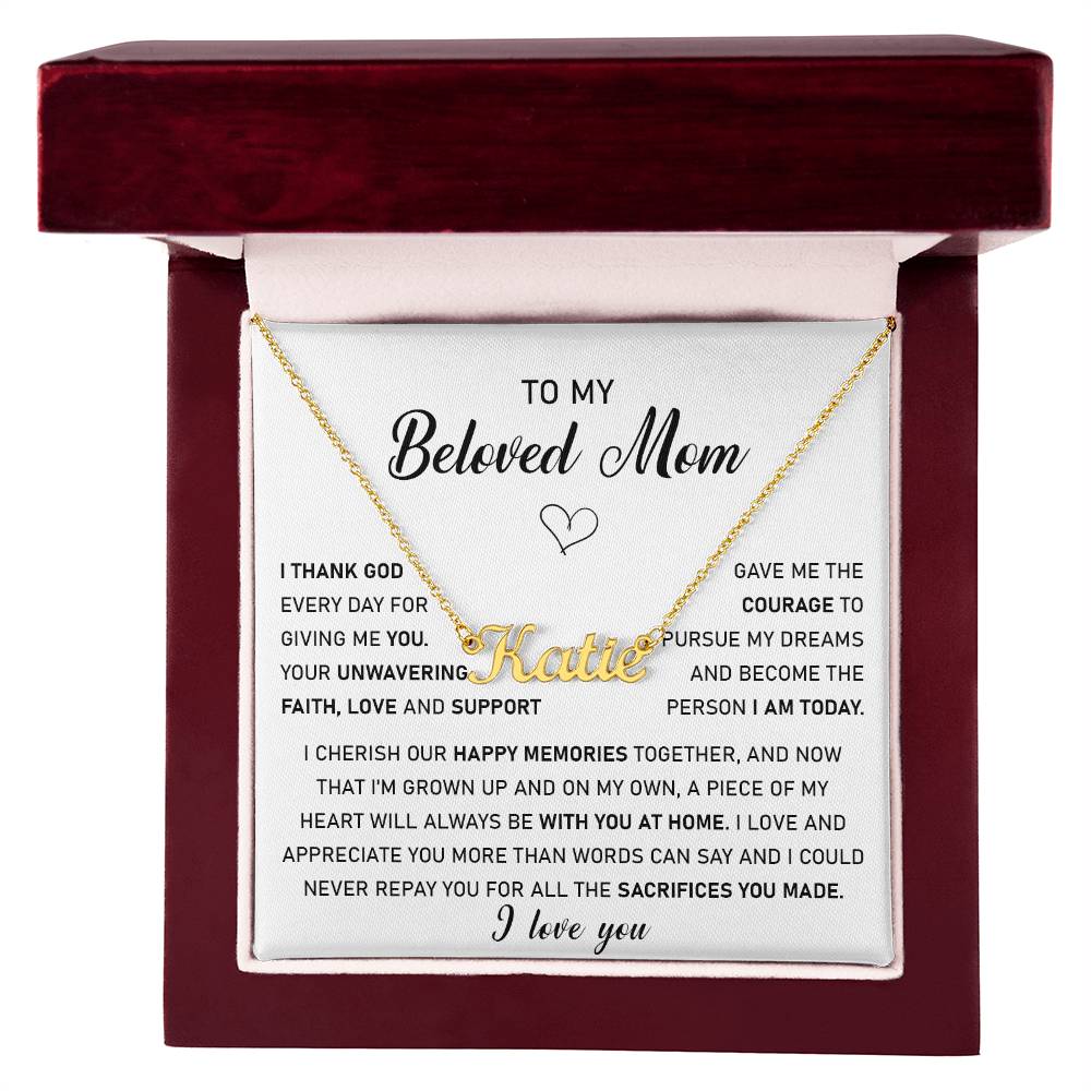 custom  1 name mom  8