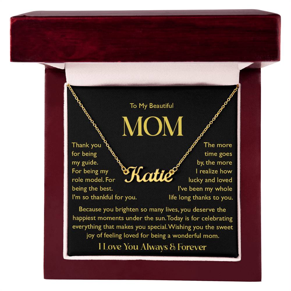 custom  1 name mom 5