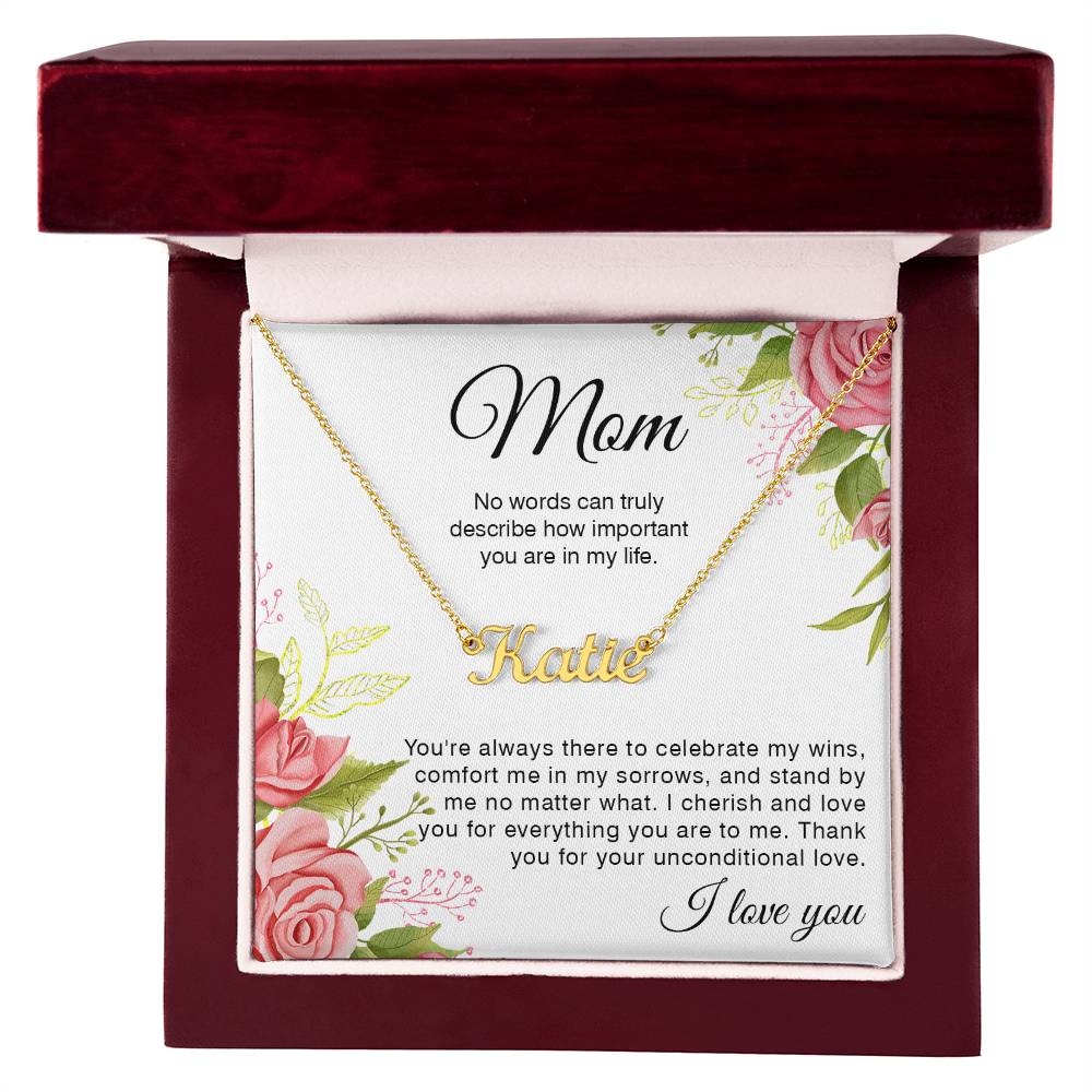 custom  1 name mom 6