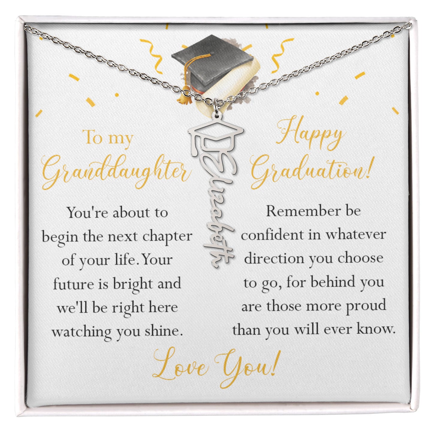 custom name grad 4