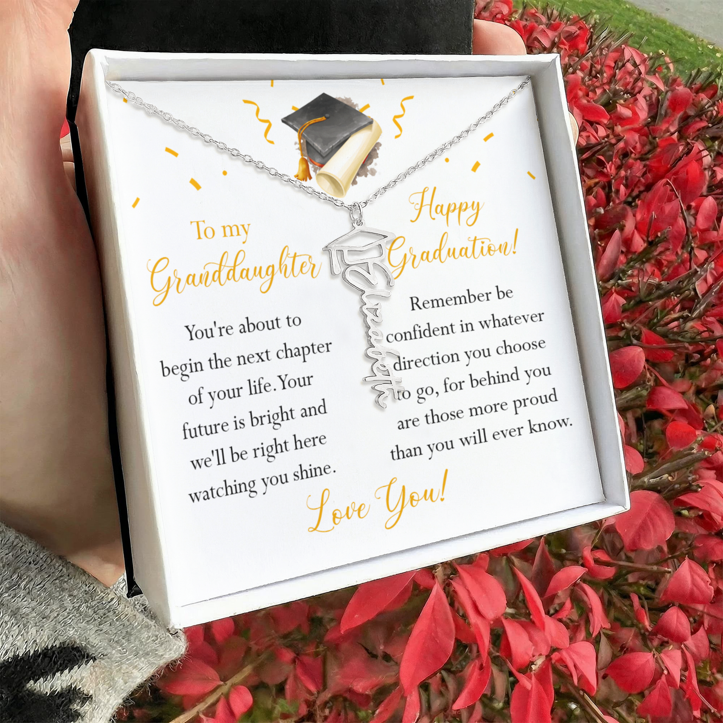 custom name grad 4