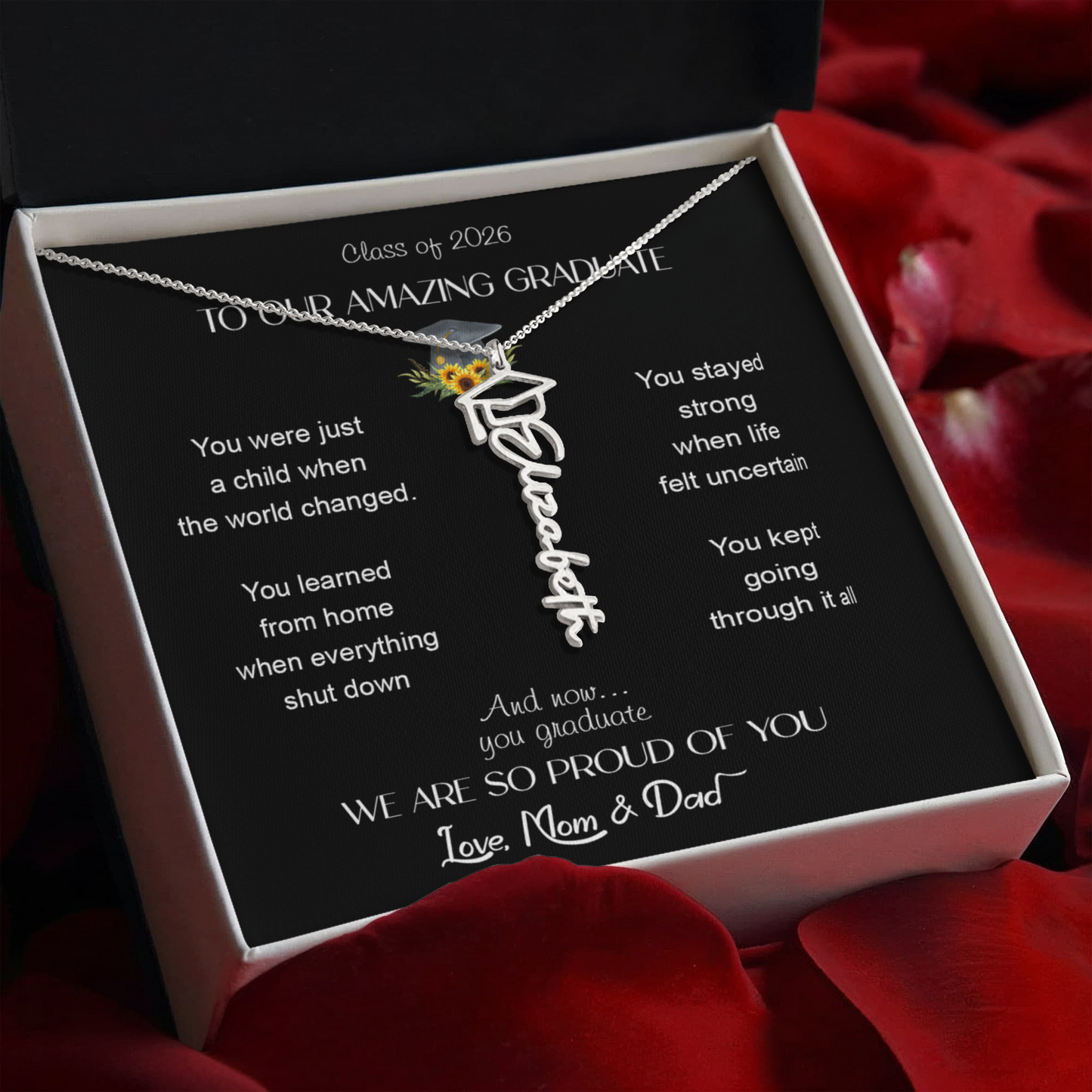 custom name grad 8