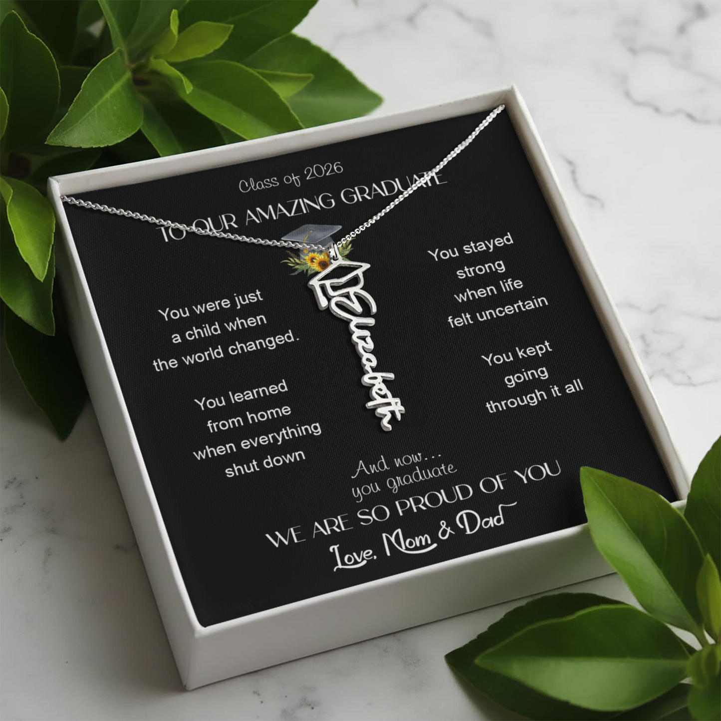 custom name grad 8