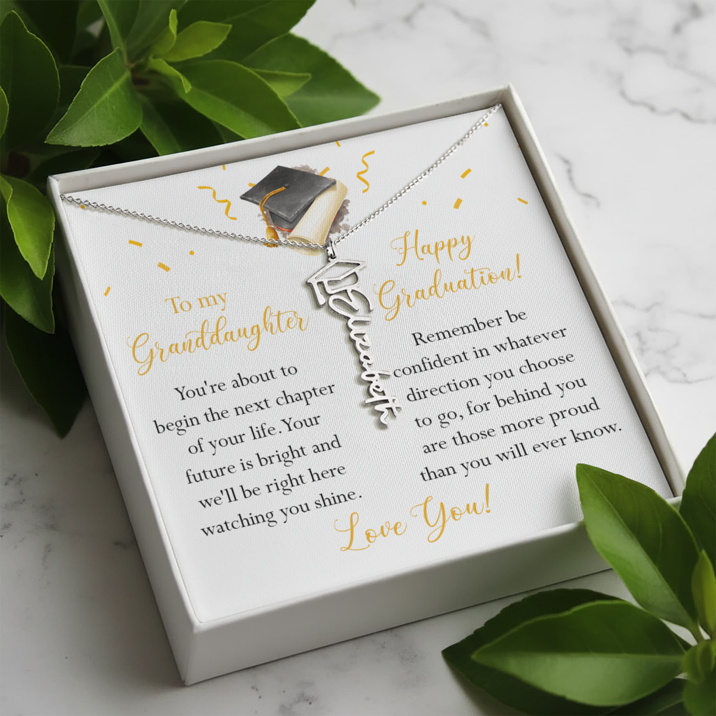 custom name grad 4