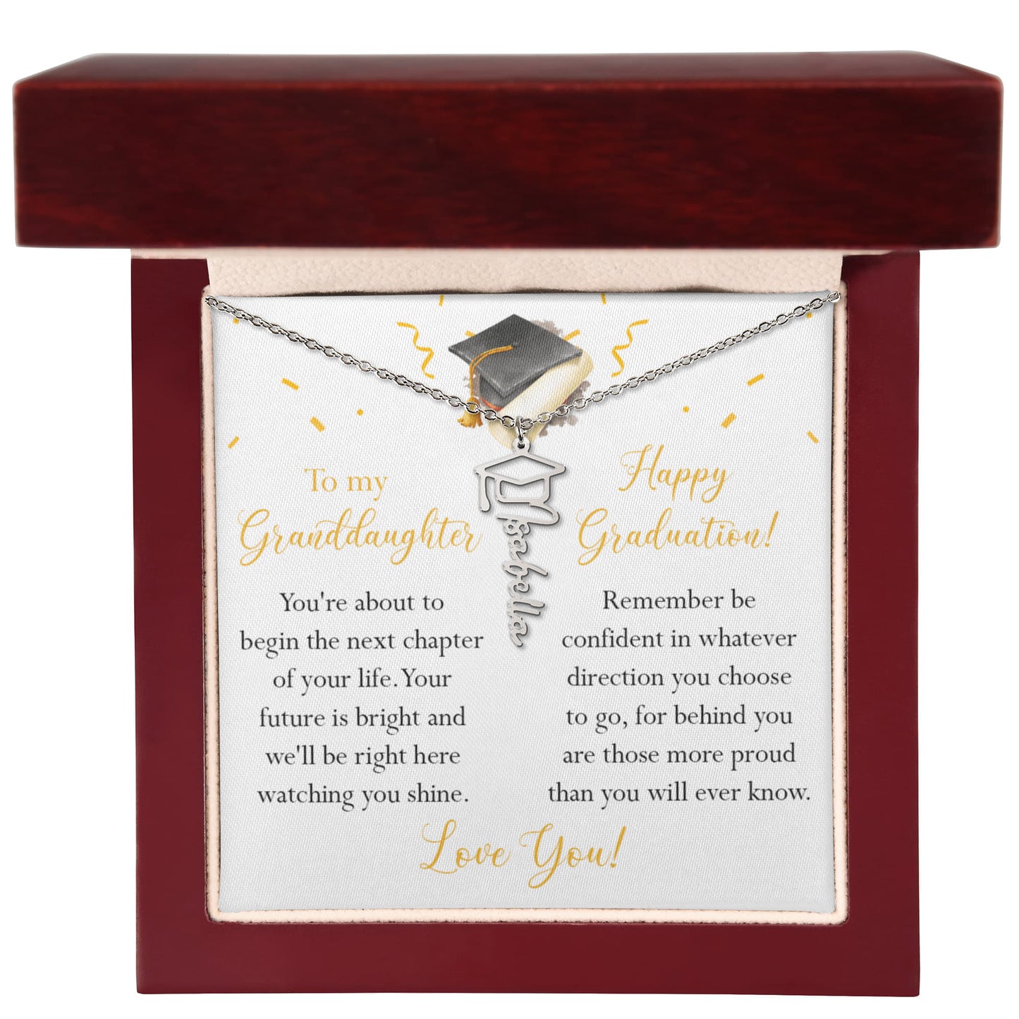 custom name grad 4