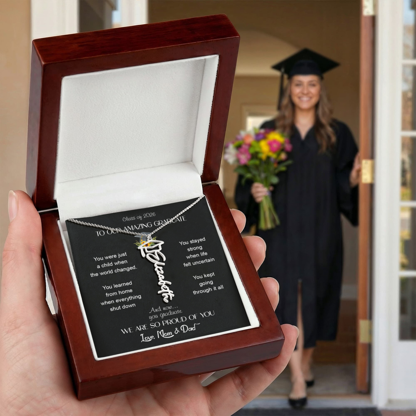 custom name grad 8
